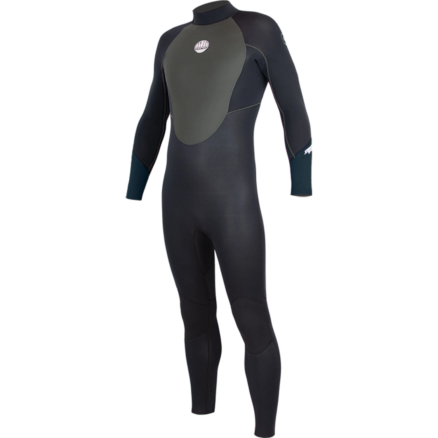 Alder Stealth 3/2mm Blindstitched Backzip Wetsuit - Black 3 Alder Stealth 3/2mm Blindstitched Backzip Wetsuit - Black
