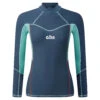 Gill Womens Pro Rash Vest Long Sleeve - Ocean -Wetsuit Sale Store 2020 Gill 5020W Ocean 1