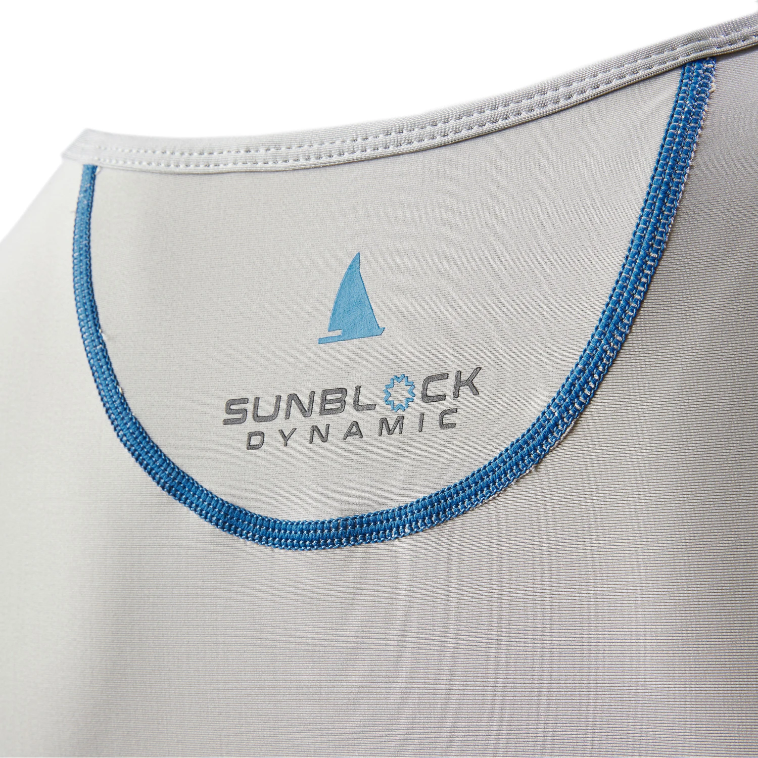 Musto Sunblock Dynamic Long John Rash Guard - Light Grey/Sky Diver 5 Musto Sunblock Dynamic Long John Rash Guard - Light Grey/Sky Diver - Image 3