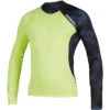 Mystic Crossfire Longsleeve Rash Vest - Navy/Lime -Wetsuit Sale Store 2020 Mystic Crossfire Long Sleeve Rashvest 35401.200149 422 01