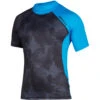 Mystic Crossfire Shortsleeve Rash Vest - Blue -Wetsuit Sale Store 2020 Mystic Crossfire Short Sleeve Rashvest 35401.200148 400 01