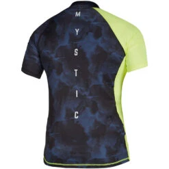 Mystic Crossfire Shortsleeve Rash Vest - Navy/Lime -Wetsuit Sale Store 2020 Mystic Crossfire Short Sleeve Rashvest 35401.200148 422 02