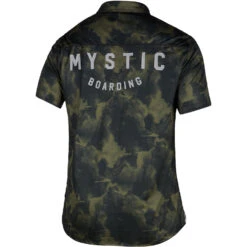 Mystic Shred Short Sleeve Quickdry Top - Brave Green -Wetsuit Sale Store 2020 Mystic Shred Shirt Short Sleeve Quick Dry 35401.200147 608 02