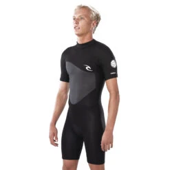 Rip Curl Omega 1.5mm Back-Zip Shorty Wetsuit - Black -Wetsuit Sale Store 2020 Rip Curl Omega 1.5mm Shorty Wetsuit WSP8CM 0090 3