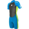 Alder Junior Impact 3/2mm Shorty Wetsuit - Flo Lime -Wetsuit Sale Store 2021 Alder Junior Impact Shorty Wetsuit Lime