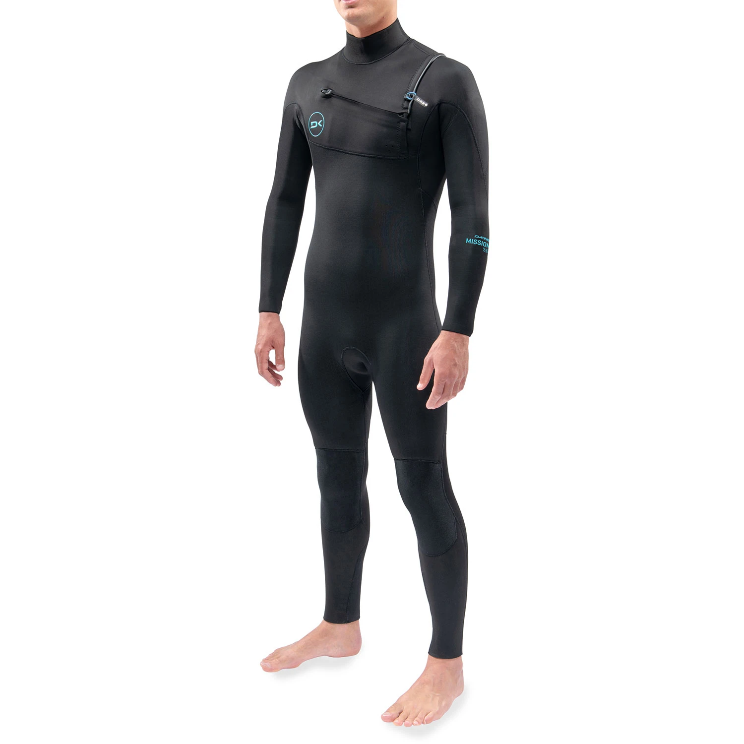 Dakine Mission 4/3mm Chest-Zip Fullsuit Wetsuit - Black 4 Dakine Mission 4/3mm Chest-Zip Fullsuit Wetsuit - Black - Image 2