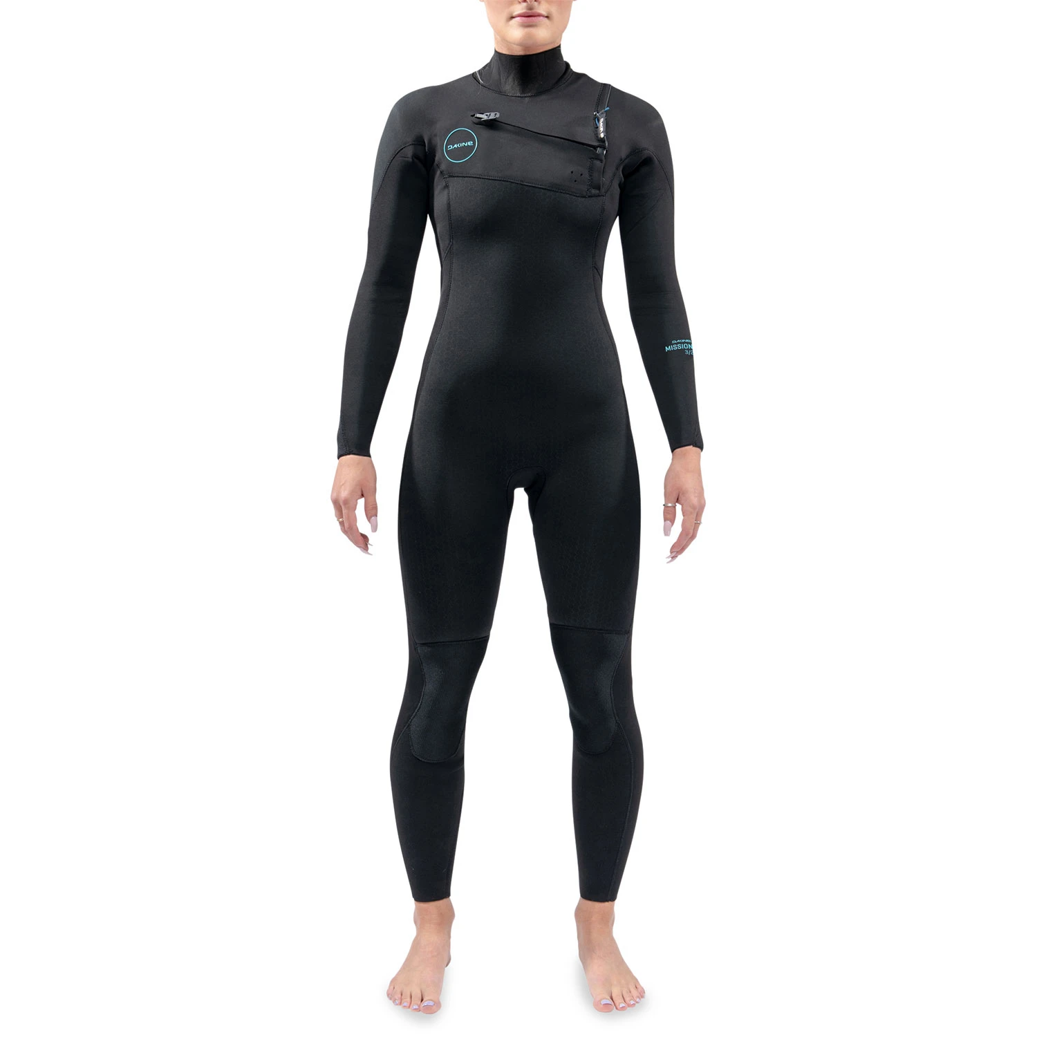 Dakine Womens Mission 4/3mm Chest-Zip Fullsuit Wetsuit - Black 3 Dakine Womens Mission 4/3mm Chest-Zip Fullsuit Wetsuit - Black