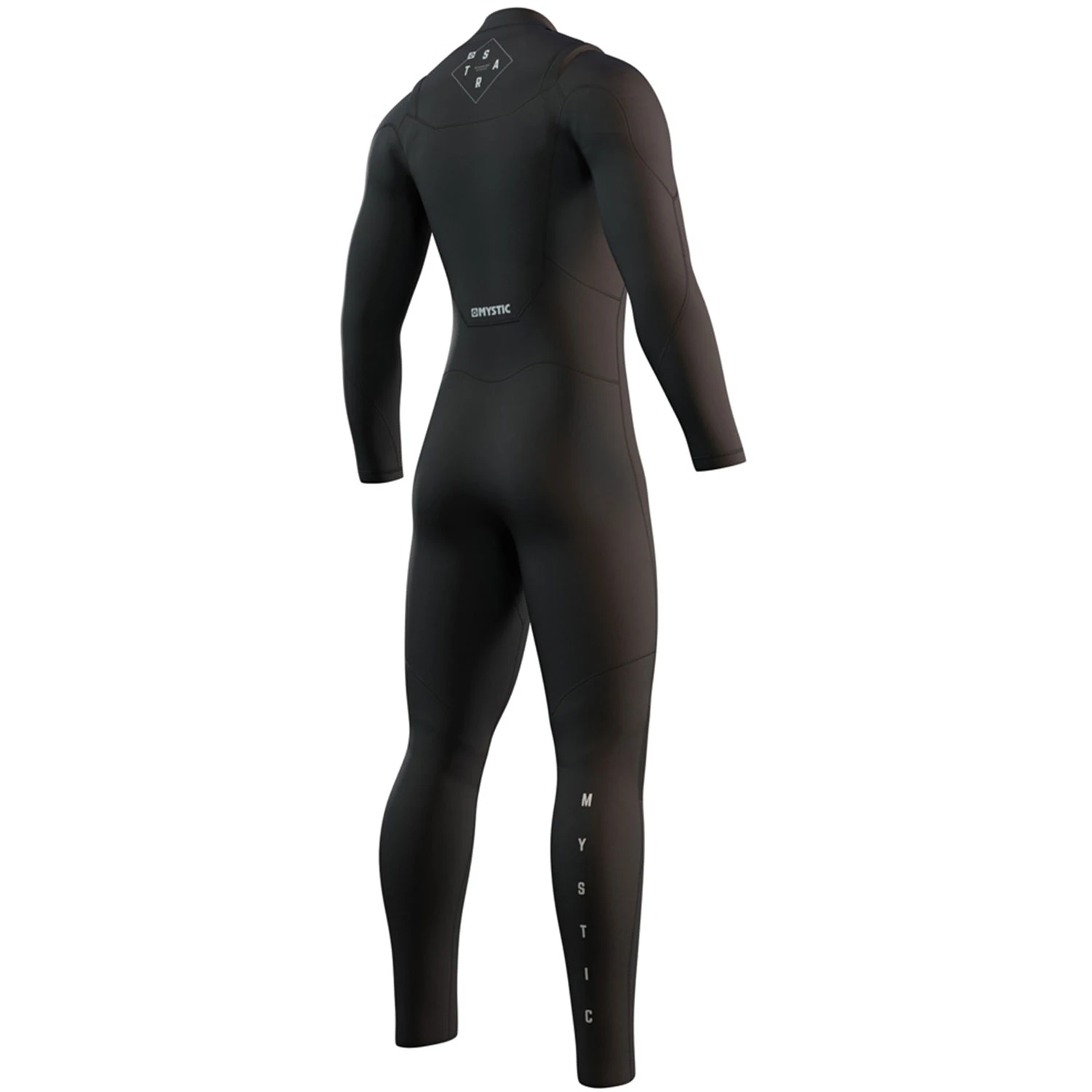 Mystic Star 3/2mm GBS Double Front-Zip Fullsuit Wetsuit - Black 4 Mystic Star 3/2mm GBS Double Front-Zip Fullsuit Wetsuit - Black - Image 2