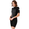 Rip Curl Womens Omega 1.5mm Shorty Wetsuit - Black -Wetsuit Sale Store 2021 Rip Curl Womens Omega Shorty Wetsuit Black WSP9QW 0090 1