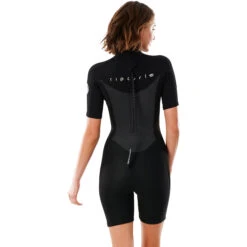 Rip Curl Womens Omega 1.5mm Shorty Wetsuit - Black -Wetsuit Sale Store 2021 Rip Curl Womens Omega Shorty Wetsuit Black WSP9QW 0090 2