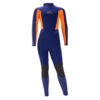 Sola Kids Fire 5/4mm Back Zip Wetsuit - Blue/Orange -Wetsuit Sale Store 2021 Sola Junior Fire 54 Backzip Wetsuit Blue Orange