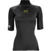 Sola Womens Short Sleeve Rash Vest - Black -Wetsuit Sale Store 2021 Sola Ladies Rashguard LADIES front blk