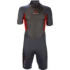 Sola Fusion 3/2mm Shorty Wetsuit - Graphite/Red -Wetsuit Sale Store 2021 Sola Mens Shorty Wetsuit A1721 RED