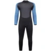 Typhoon Swarm3 3/2mm Back Zip Wetsuit - Black/Blue Steel -Wetsuit Sale Store 2021 Typhoon Storm3 Fullsuit Wetsuit 250981 BLACK BLUE STEEL 1