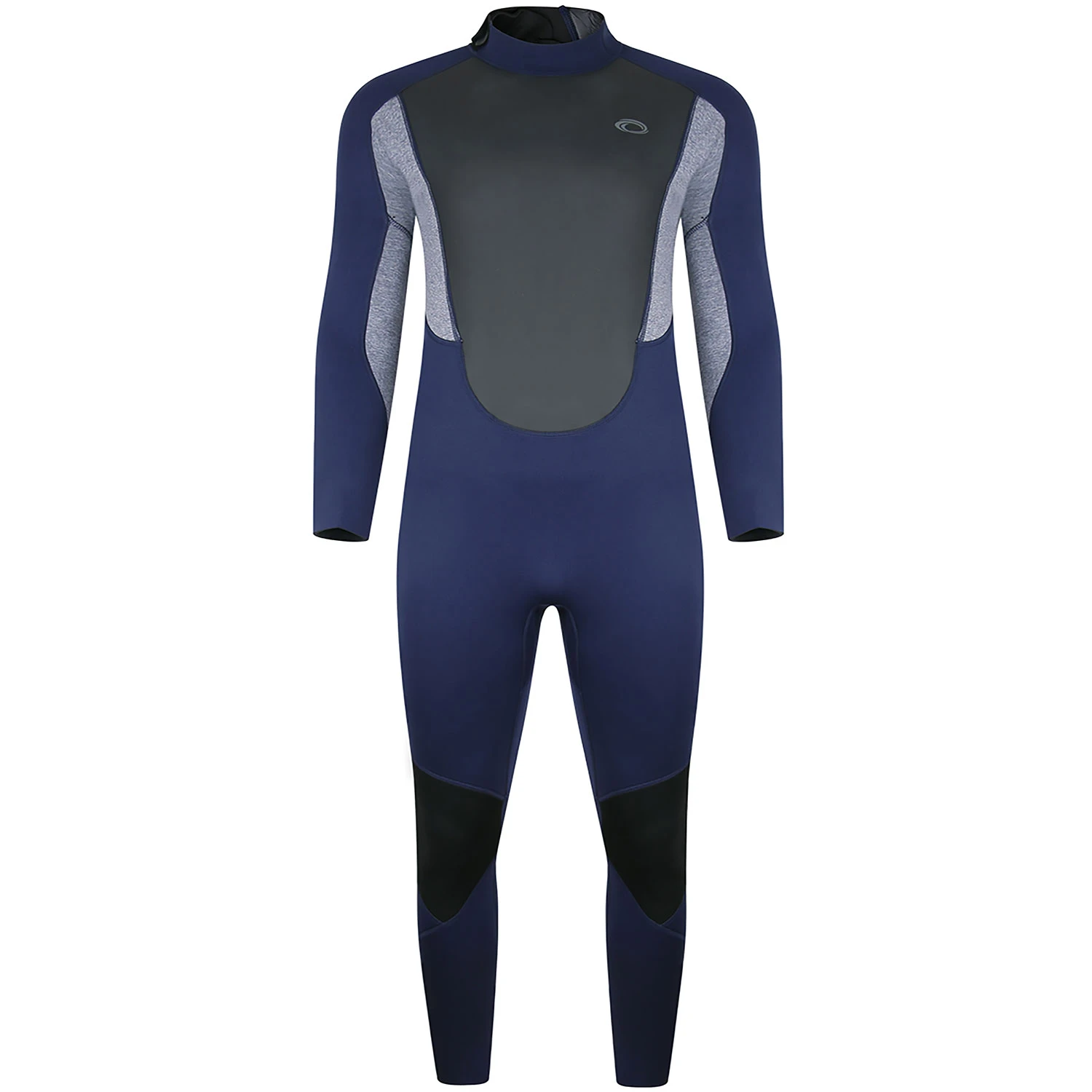 Typhoon Storm3 3/2mm Back Zip Wetsuit - Navy/ Grey Marl 3 Typhoon Storm3 3/2mm Back Zip Wetsuit - Navy/ Grey Marl
