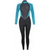 Typhoon Womens Storm3 3/2mm Backzip Wetsuit - Aqua