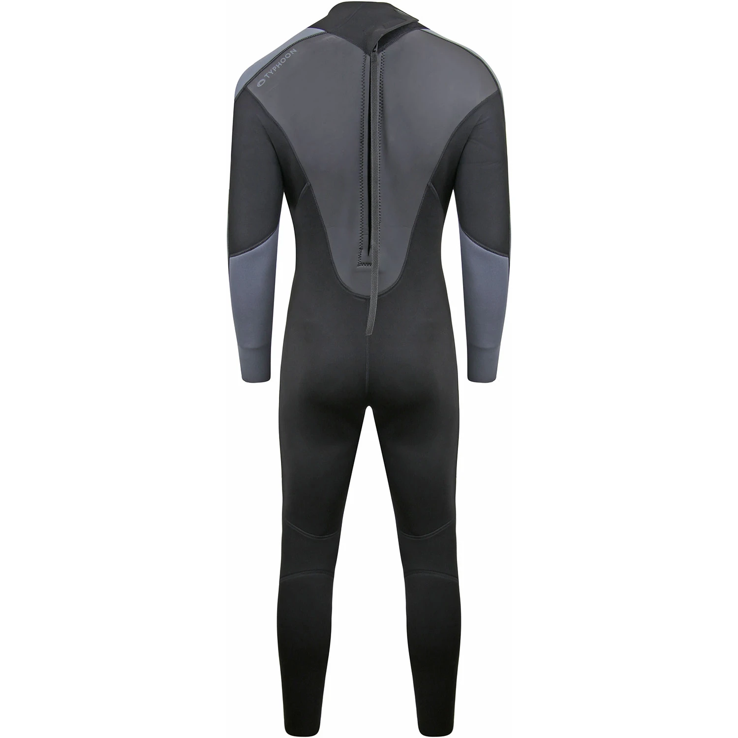 Typhoon Swarm3 3/2mm Back Zip Wetsuit - Black 4 Typhoon Swarm3 3/2mm Back Zip Wetsuit - Black - Image 2