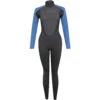 Typhoon Womens Swarm3 3/2mm Backzip Wetsuit - Black/Blue -Wetsuit Sale Store 2021 Typhoon Swarm Fullsuit Wetsuit M30A0787
