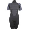 Typhoon Womens Swarm3 3/2mm Shorty Wetsuit - Black/Graphite