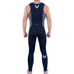 Vaikobi FLEXFORCE 3mm GBS Long John Wetsuit - Black/Grey -Wetsuit Sale Store 2021 Vaikobi FlexForce 3 0 mm LongJohn rear view