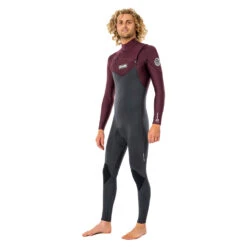 Rip Curl Dawn Patrol 5/3mm Chest Zip Wetsuit - Wine -Wetsuit Sale Store 2022 Rip Curl Dawn Patrol Chest Zip 53 Wetsuit Wine WSM9GM 0463 1