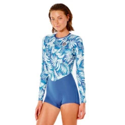 Rip Curl Womens G-Bomb 1mm LS Boyleg Spring Wetsuit - Teal -Wetsuit Sale Store 2022 Rip Curl G Bomb Long Sleeve Boyleg Spring Suit WSPYCW 1