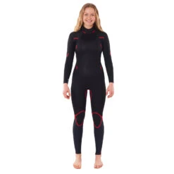 Rip Curl Womens Omega 5/3mm Back-Zip Wetsuit - Green -Wetsuit Sale Store 2022 Rip Curl Womens Omega Chest Zip 53 Wetsuit Green 4
