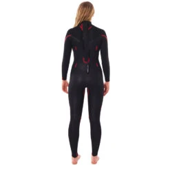 Rip Curl Womens Omega 5/3mm Back-Zip Wetsuit - Green -Wetsuit Sale Store 2022 Rip Curl Womens Omega Chest Zip 53 Wetsuit Green 5