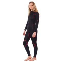 Rip Curl Womens Omega 5/3mm Back-Zip Wetsuit - Green -Wetsuit Sale Store 2022 Rip Curl Womens Omega Chest Zip 53 Wetsuit Green 6