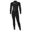 Sola Kids Fire 5/4mm Back Zip Wetsuit - Black -Wetsuit Sale Store 2022 Sola fire Junior 53mm backzip Wetsuit A1509 FIRE BLACK FRONT