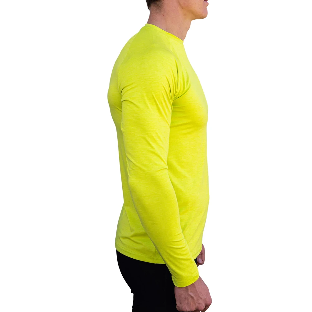 Vaikobi Tech Tee Long Sleeve UV50+ T-Shirt - Lime 5 Vaikobi Tech Tee Long Sleeve UV50+ T-Shirt - Lime - Image 3