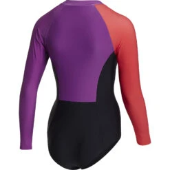 Mystic Womens Jayde Long Sleeve Swimsuit Rashvest - Sunset -Wetsuit Sale Store 2023 Mystic Jade Long Sleeve Swimsuit 230160 513 02