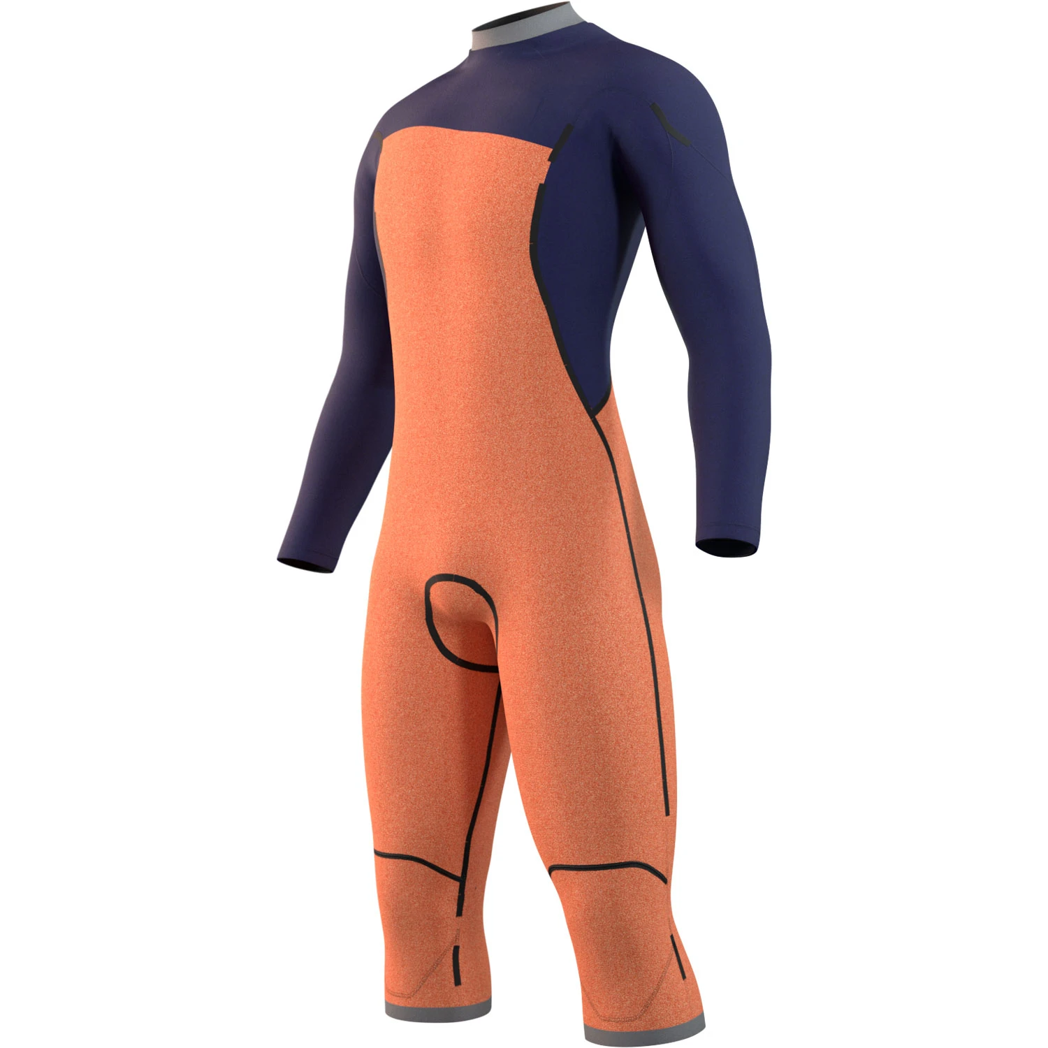 Mystic Marshall 4/3mm Long Arm Short Leg Wetsuit - Black 5 Mystic Marshall 4/3mm Long Arm Short Leg Wetsuit - Black - Image 3