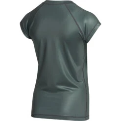 Mystic Womens Star Short Sleeve Rashvest - Dark Olive -Wetsuit Sale Store 2023 Mystic Star Short Sleeve Rash Guard 230183 643 02