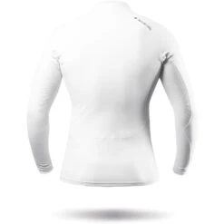Zhik ECO Spandex Rash Guard Long Sleeve - White 6 Zhik ECO Spandex Rash Guard Long Sleeve - White -Wetsuit Sale Store 2023 Zhik DTP 0063 M WHT Back