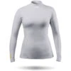 Zhik Womens ECO Spandex Rash Guard Long Sleeve - Platinum 1 Zhik Womens ECO Spandex Rash Guard Long Sleeve - Platinum -Wetsuit Sale Store 2023 Zhik DTP 0063 W PLT Front