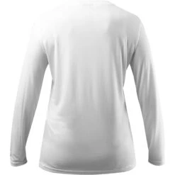 Zhik Womens UVActive Long Sleeve Quick Dry UV50+ Top - White ATP-0075 -Wetsuit Sale Store 2023 Zhik UV Active TopATP 0070 W WHT Back 0021