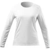 Zhik Womens UVActive Long Sleeve Quick Dry UV50+ Top - White ATP-0075 -Wetsuit Sale Store 2023 Zhik UV Active TopATP 0070 W WHT Front 0022