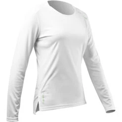 Zhik Womens UVActive Long Sleeve Quick Dry UV50+ Top - White ATP-0075 -Wetsuit Sale Store 2023 Zhik UV Active TopATP 0070 W WHT SideB 0024