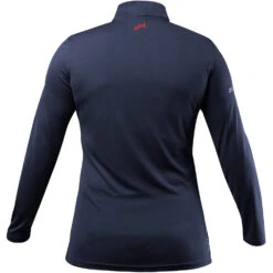 Zhik Womens UV Active 1/4 Zip Long Sleeve Quick Dry UV50+ Top - Navy ATP-0085 -Wetsuit Sale Store 2023 zhik WOmens uv active ls top navy 2