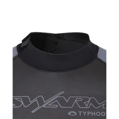 Typhoon Swarm3 3/2mm Shorty Wetsuit - Black -Wetsuit Sale Store 250982 SWARM3 SHORTY BLACK GRAPHITE 3 copy