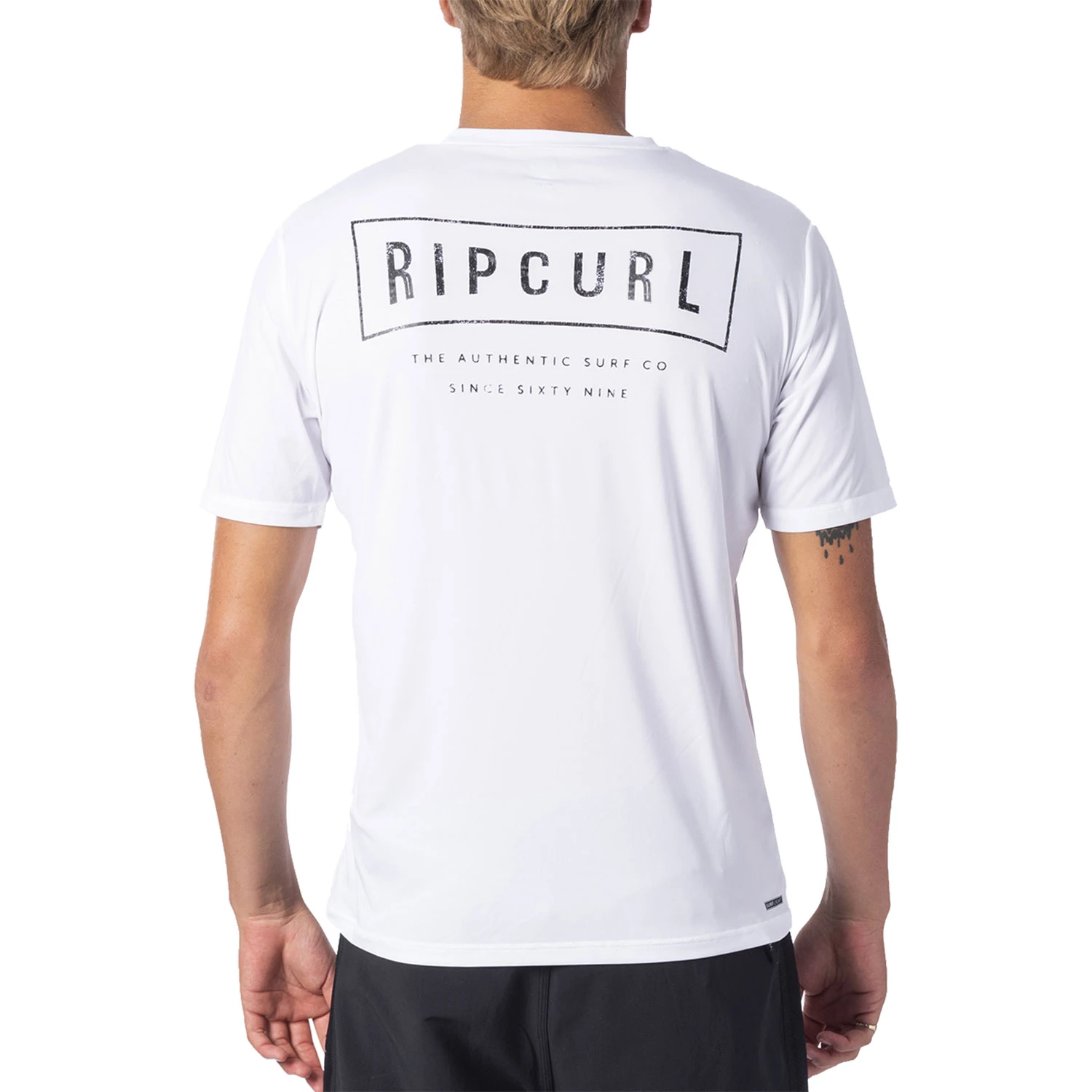 Rip Curl Native Short Sleeve Loose Fit UV Tee - White 4 Rip Curl Native Short Sleeve Loose Fit UV Tee - White - Image 2
