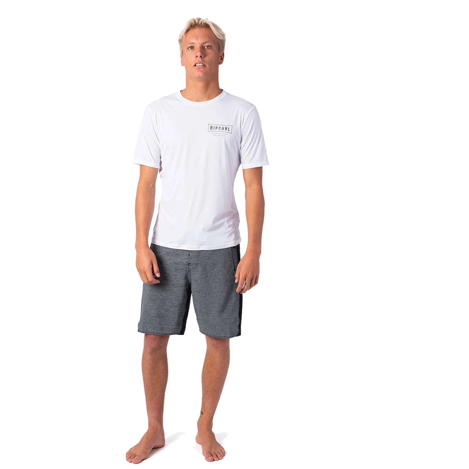 Rip Curl Native Short Sleeve Loose Fit UV Tee - White 5 Rip Curl Native Short Sleeve Loose Fit UV Tee - White - Image 3