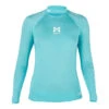 Magic Marine Womens Cube Long Sleeve Rashvest - Blue Melee -Wetsuit Sale Store Magic Marine Womens Cube Long Sleeve Rash Vest Blue Melee MM081011 499