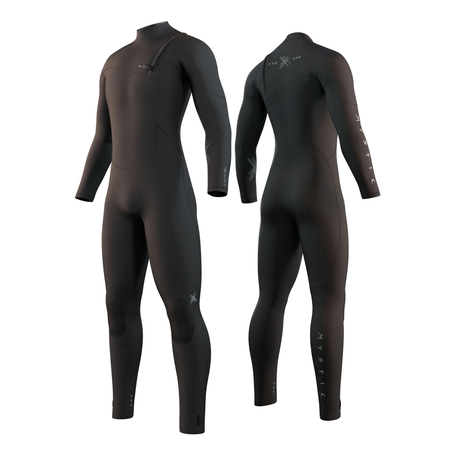 Mystic THE ONE 4/3 GBS Zip-Free Wetsuit - Black 220009 4 Mystic THE ONE 4/3 GBS Zip-Free Wetsuit - Black 220009 - Image 2