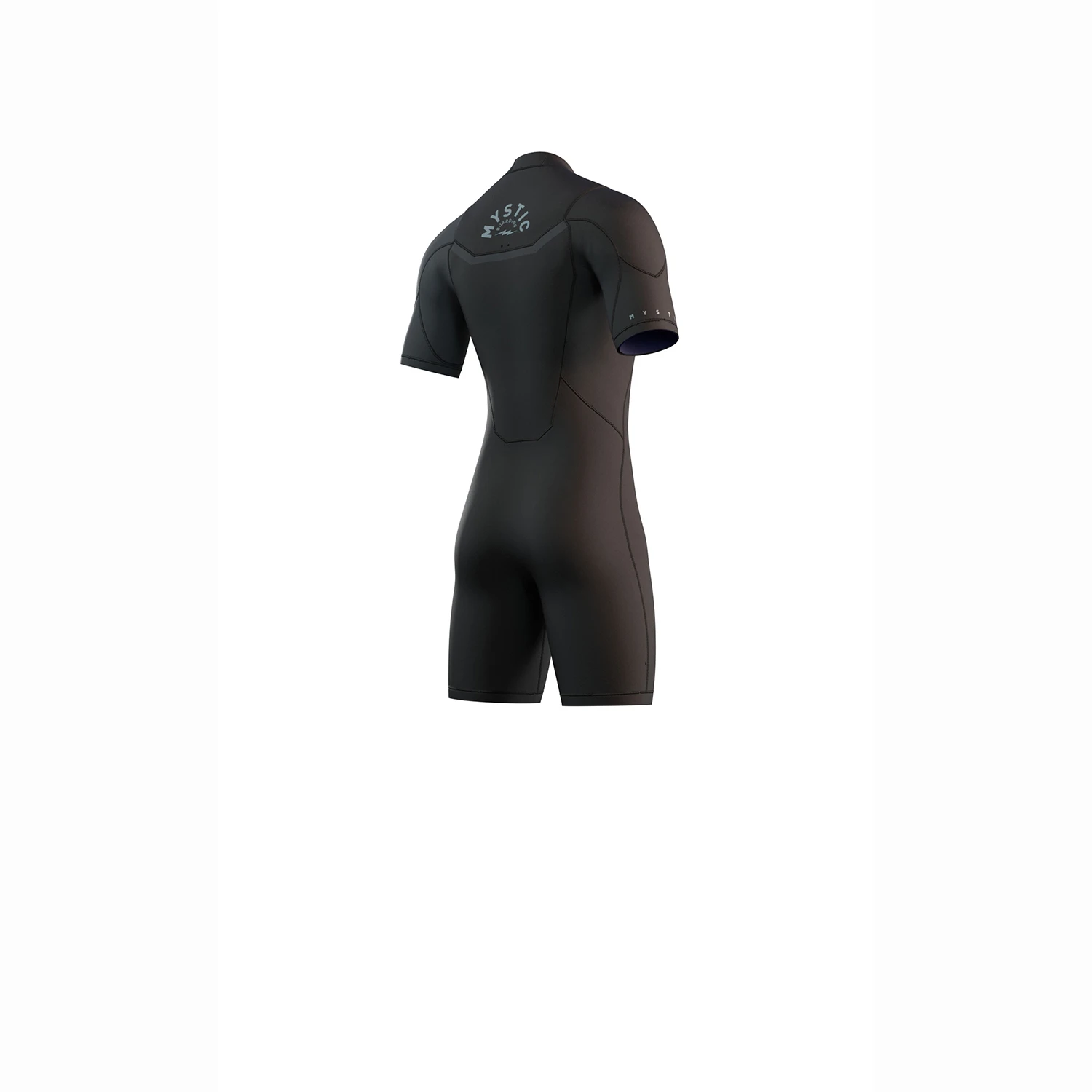 Mystic Marshall 3/2 GBS Front-Zip Shorty Wetsuit - Black/ Grey - Image 2