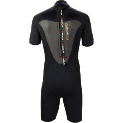 Sola Fusion 3/2mm Shorty Wetsuit - Black -Wetsuit Sale Store Sola Mens Shorty Black A172120BLACK20Back