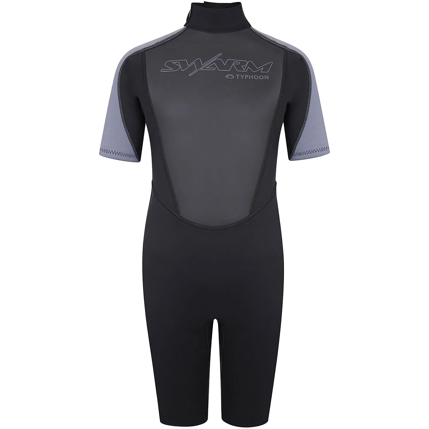 Typhoon Swarm3 Boys 3/2mm Shorty Wetsuit - Black/Graphite 2 Typhoon Swarm3 Boys 3/2mm Shorty Wetsuit - Black/Graphite