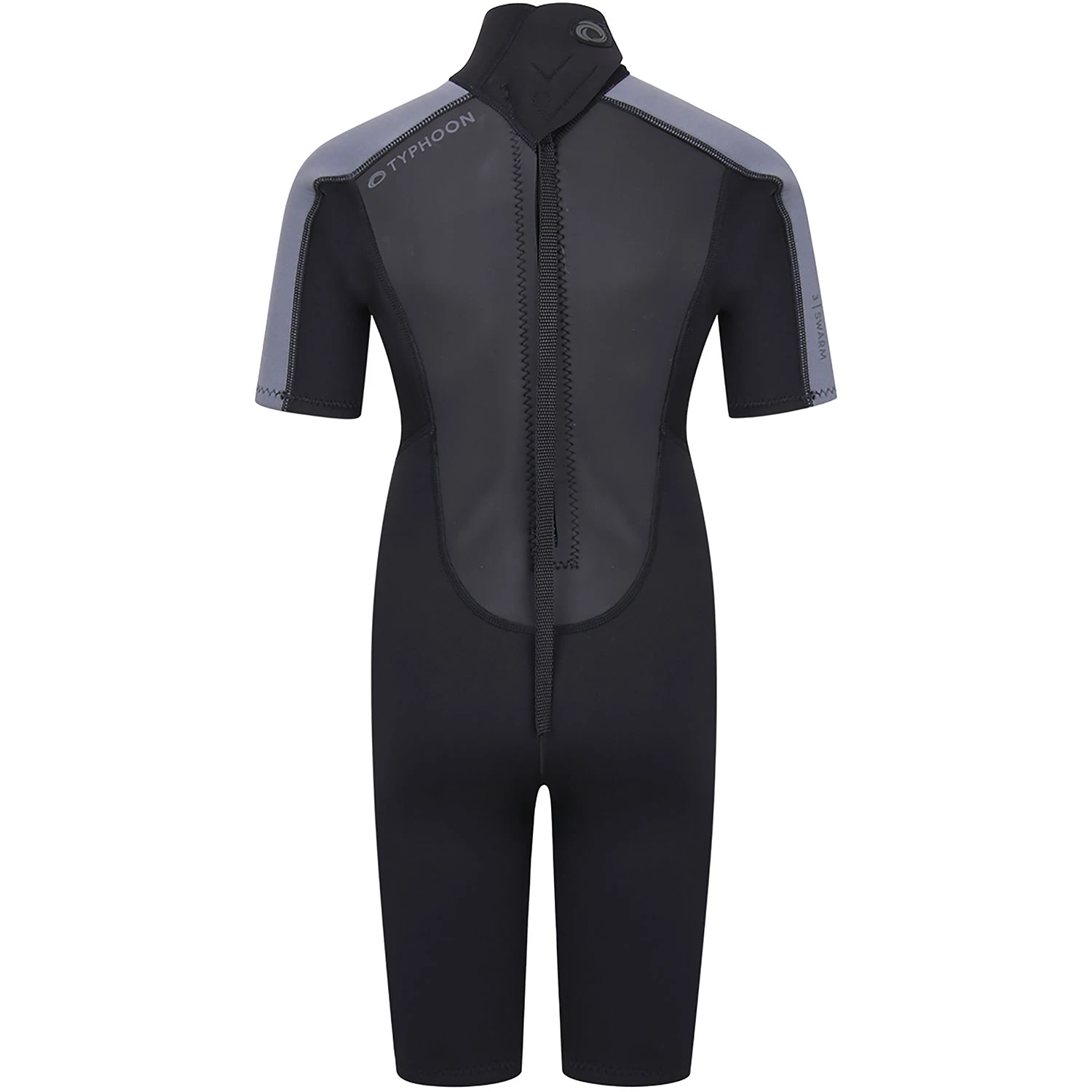 Typhoon Swarm3 Boys 3/2mm Shorty Wetsuit - Black/Graphite 3 Typhoon Swarm3 Boys 3/2mm Shorty Wetsuit - Black/Graphite - Image 2