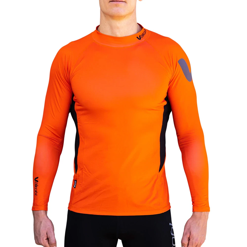 Vaikobi Spandex Long Sleeve UV50+ Rashvest - Orange 3 Vaikobi Spandex Long Sleeve UV50+ Rashvest - Orange